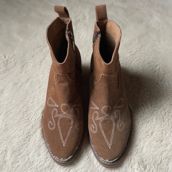 Spell | Cactus Rose Tan Suede Ankle Boots | 39 - Picture 3 of 16